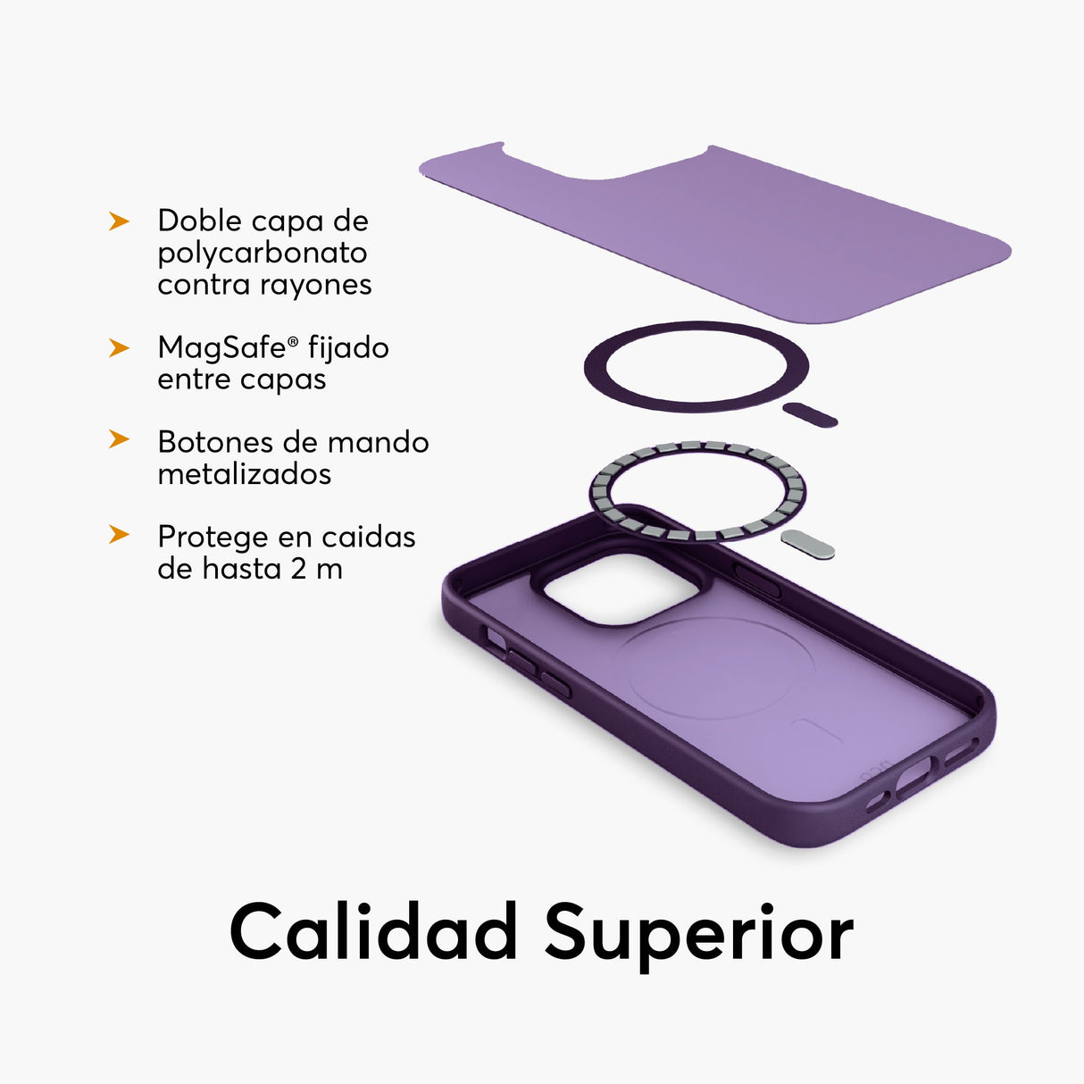 SafeCase Lite NCO con MagSafe para iPhone 15 Series