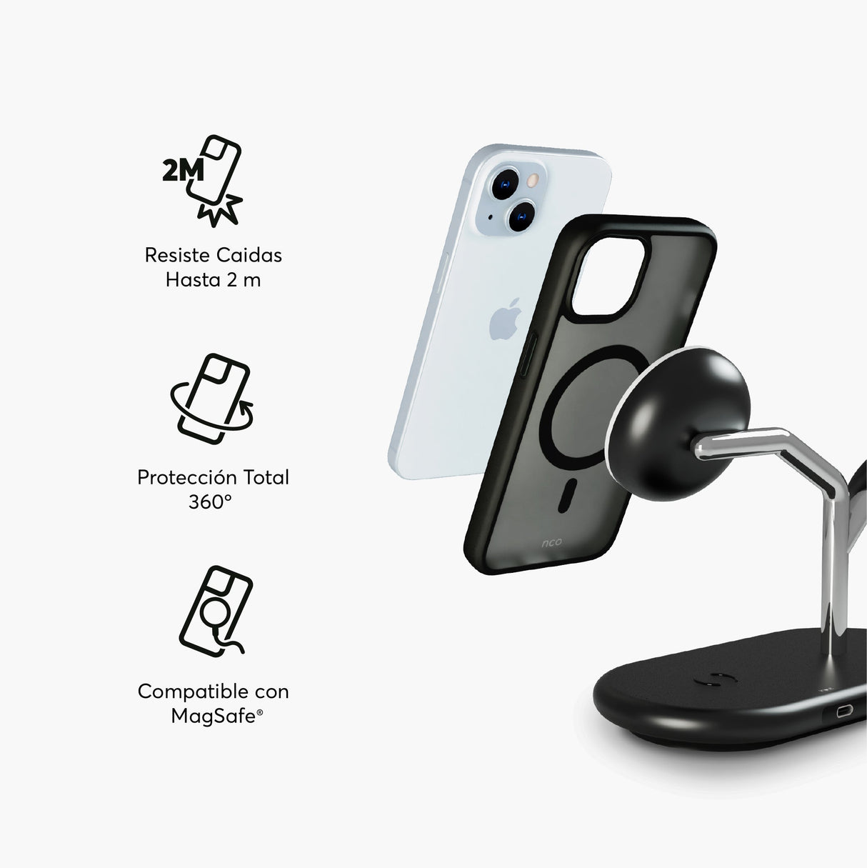 SafeCase Lite NCO con MagSafe para iPhone 15 Series