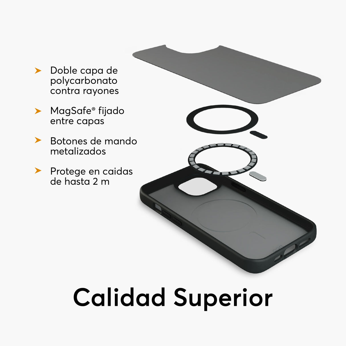 SafeCase Lite NCO con MagSafe para iPhone 15 Series