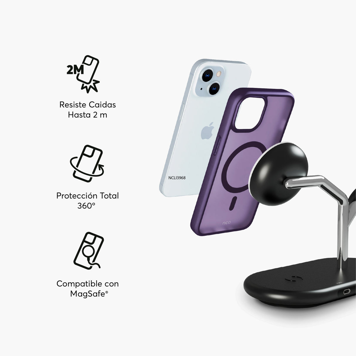 SafeCase Lite NCO con MagSafe para iPhone 15 Series