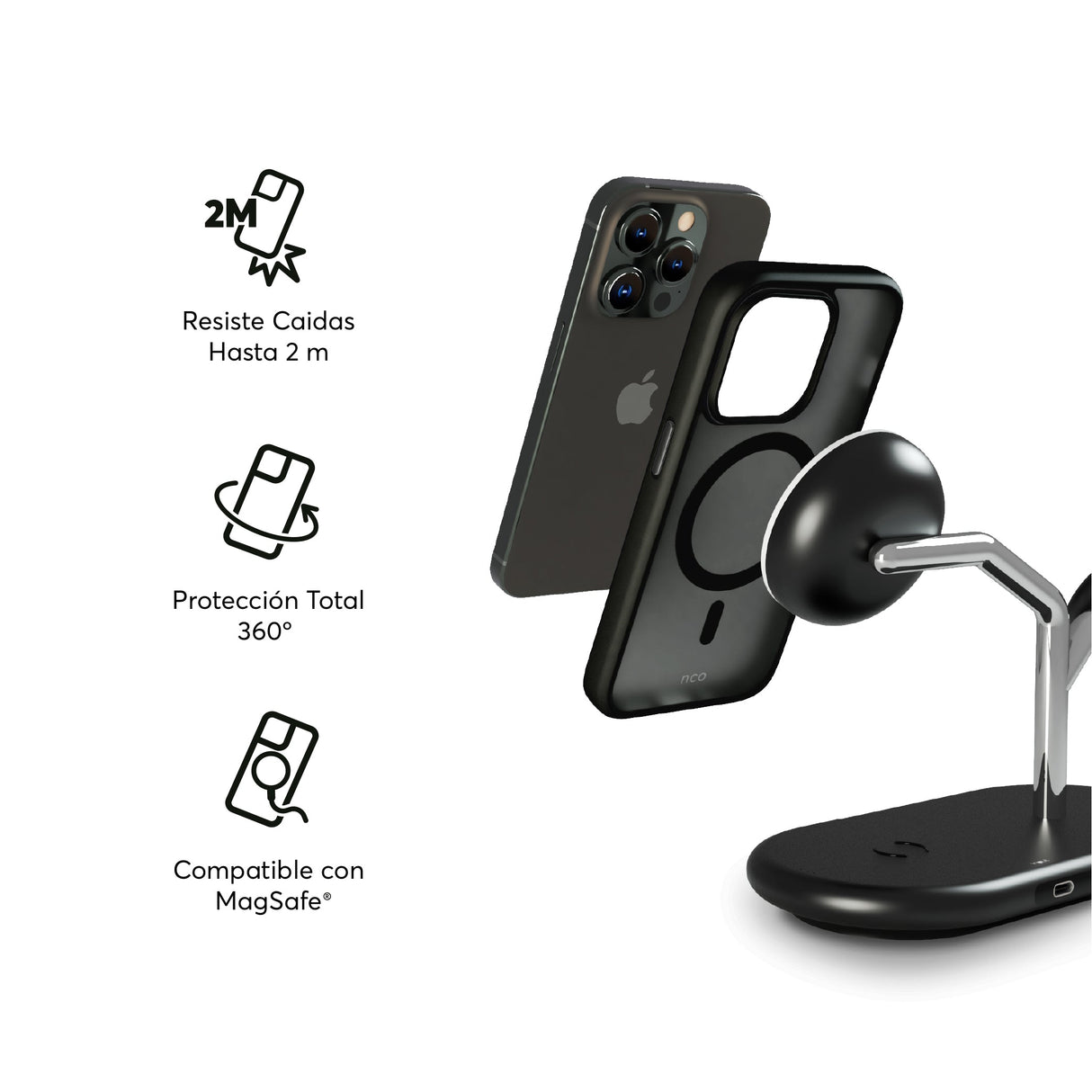 SafeCase Lite NCO con MagSafe para iPhone 15 Series