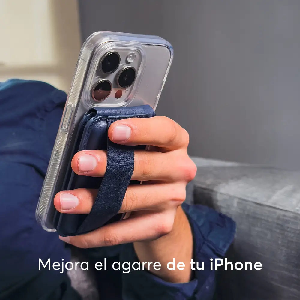 iPhone Air - 256GB - Oro Claro + Tarjetero MagSafe NCO - Azul