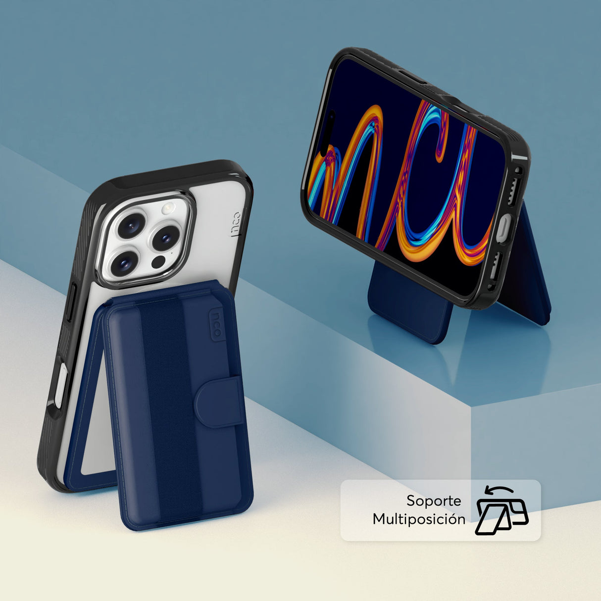 iPhone Air - 256GB - Negro Espacial + Tarjetero MagSafe NCO - Azul