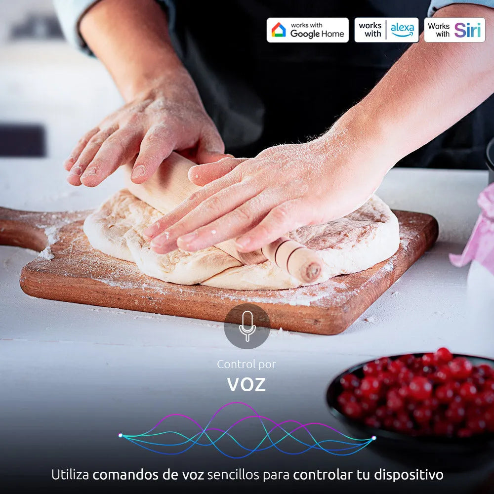 Bombillo Inteligente Nexxt Wi-Fi LED C110 Multicolor (2 Unidades)