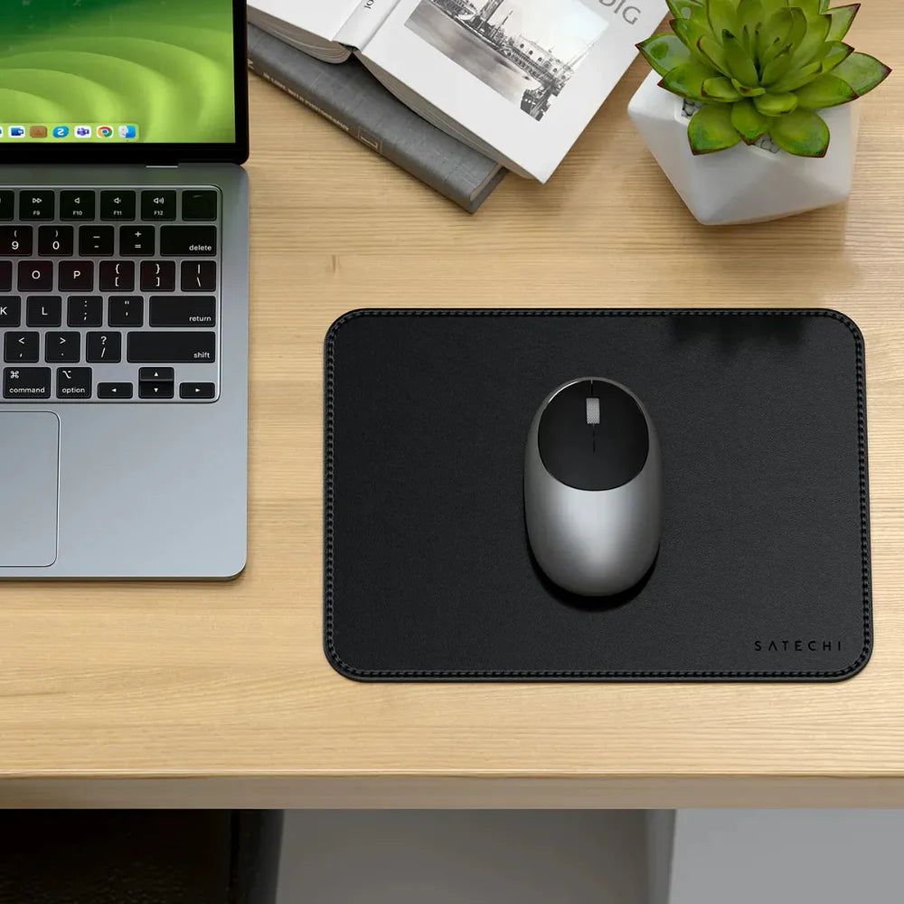 Mouse pad Satechi Cuero Vegano Premium - Negro