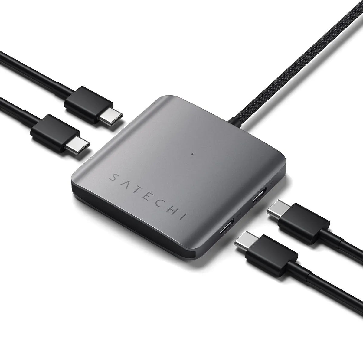Adaptador_Multipuerto_Satechi_4_en_1_con_Puerto_de_Carga_de_75W_USB-C_Gris_Espacial_Posición_4_iShop_El_Salvador