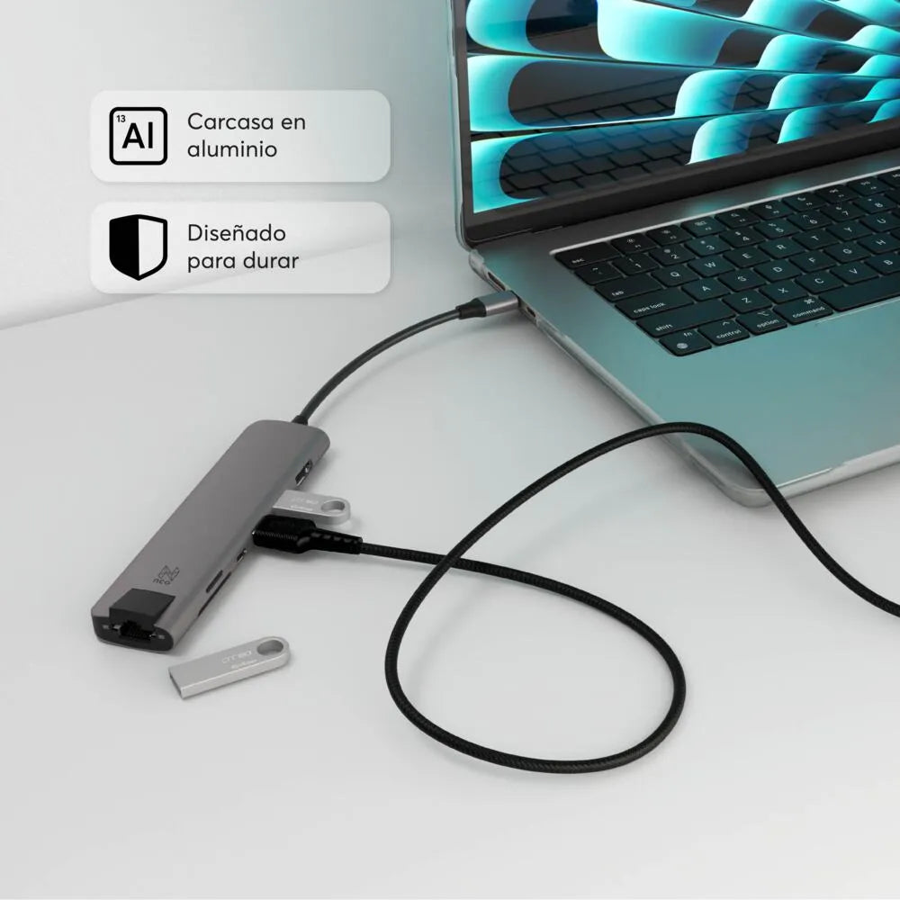 Multipuerto Ultra NCO para Hub USB-C - Gris Espacial