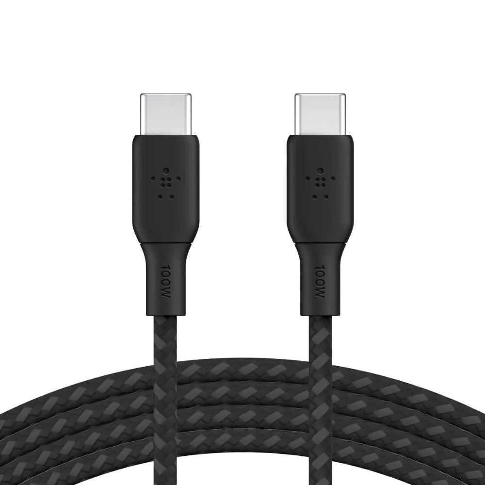 Cable Belkin BoostCharge USB-C a USB-C 100W de 2m - Negro