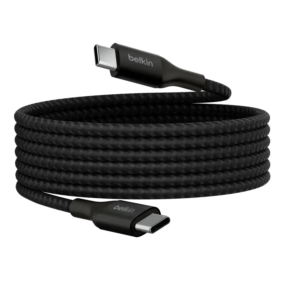 Cable de Carga Trenzado Belkin USB-C a USB-C 240Wde 2m - Negro