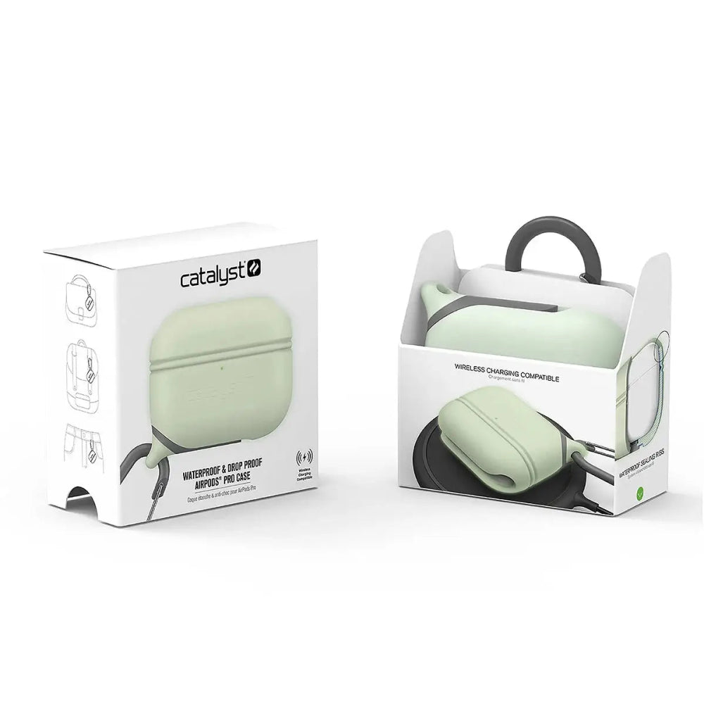 Funda_Impermeable_Catalyst_AirPods_Pro_2a_1a_Gen_Verde_Imagen_posicion_3_iShop_El_Salvador