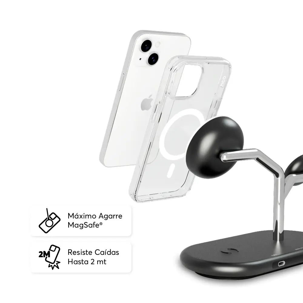SafeCase Clear NCO con MagSafe para iPhone 13 /14