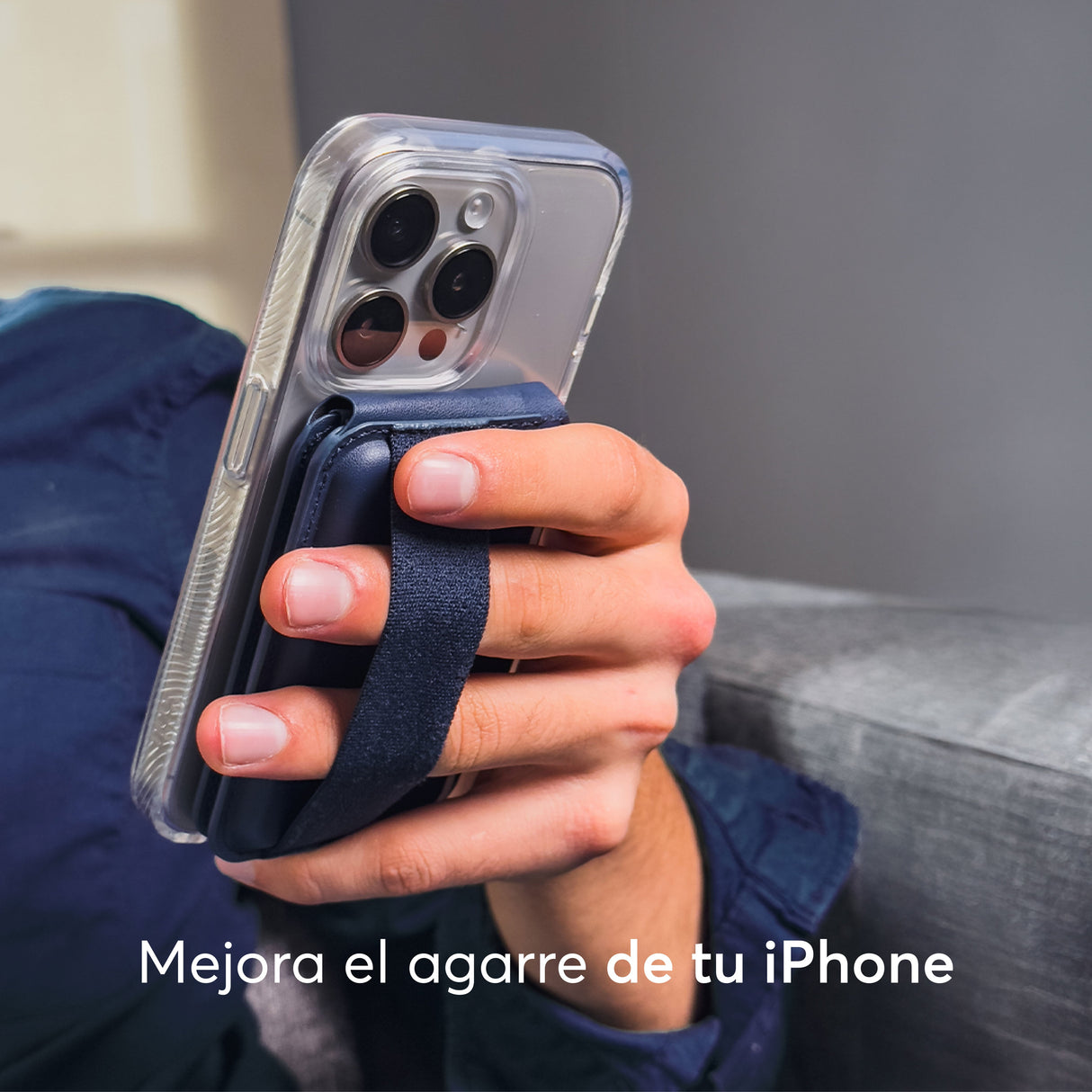 iPhone Air - 256GB - Negro Espacial + Tarjetero MagSafe NCO - Azul