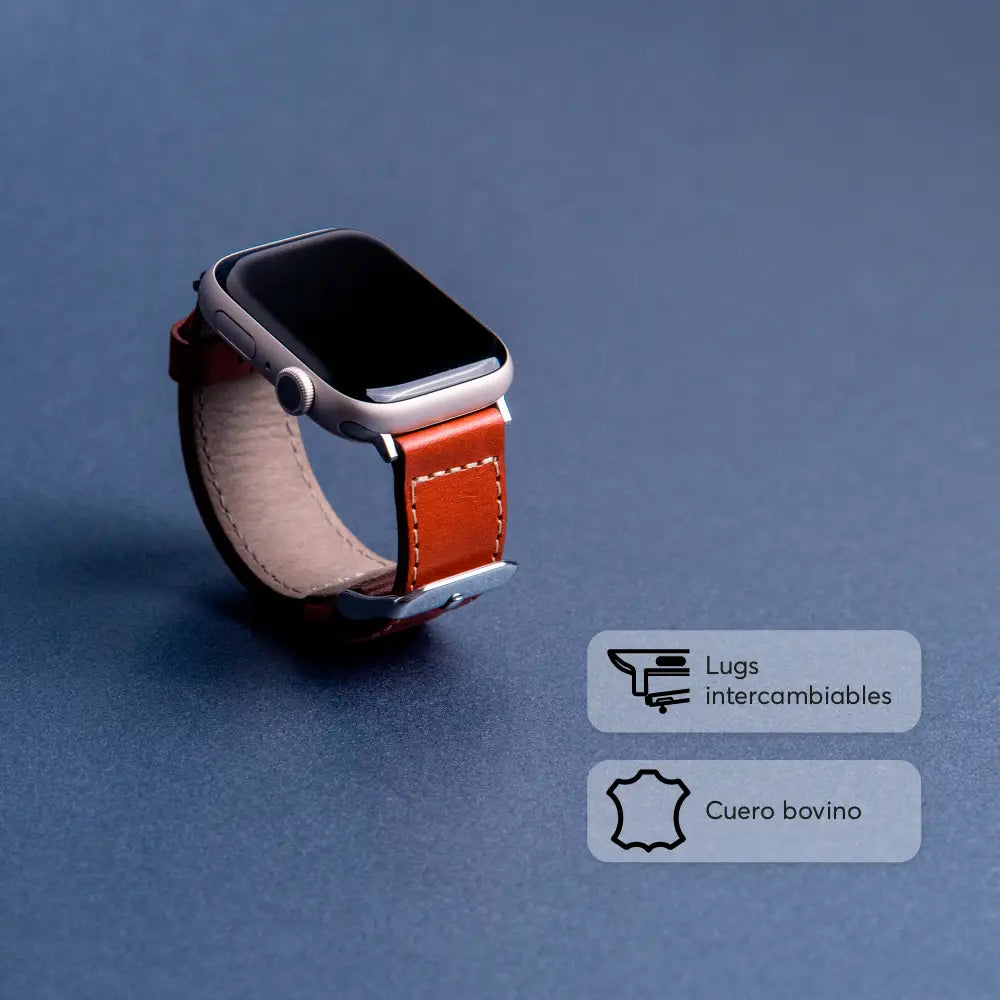 Correa en cuero LeatherBand NCO para Apple Watch