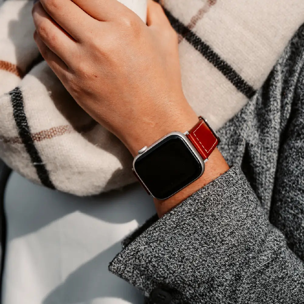 Correa en cuero LeatherBand NCO para Apple Watch