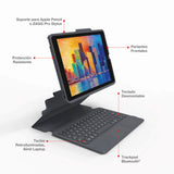 Case con teclado ZAGG ProKeys para iPad 10.2 - Negro