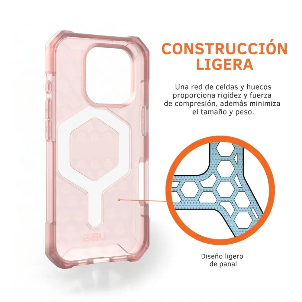 UAG Case Essential Armor con Magsafe para 16 Pro - Rosa