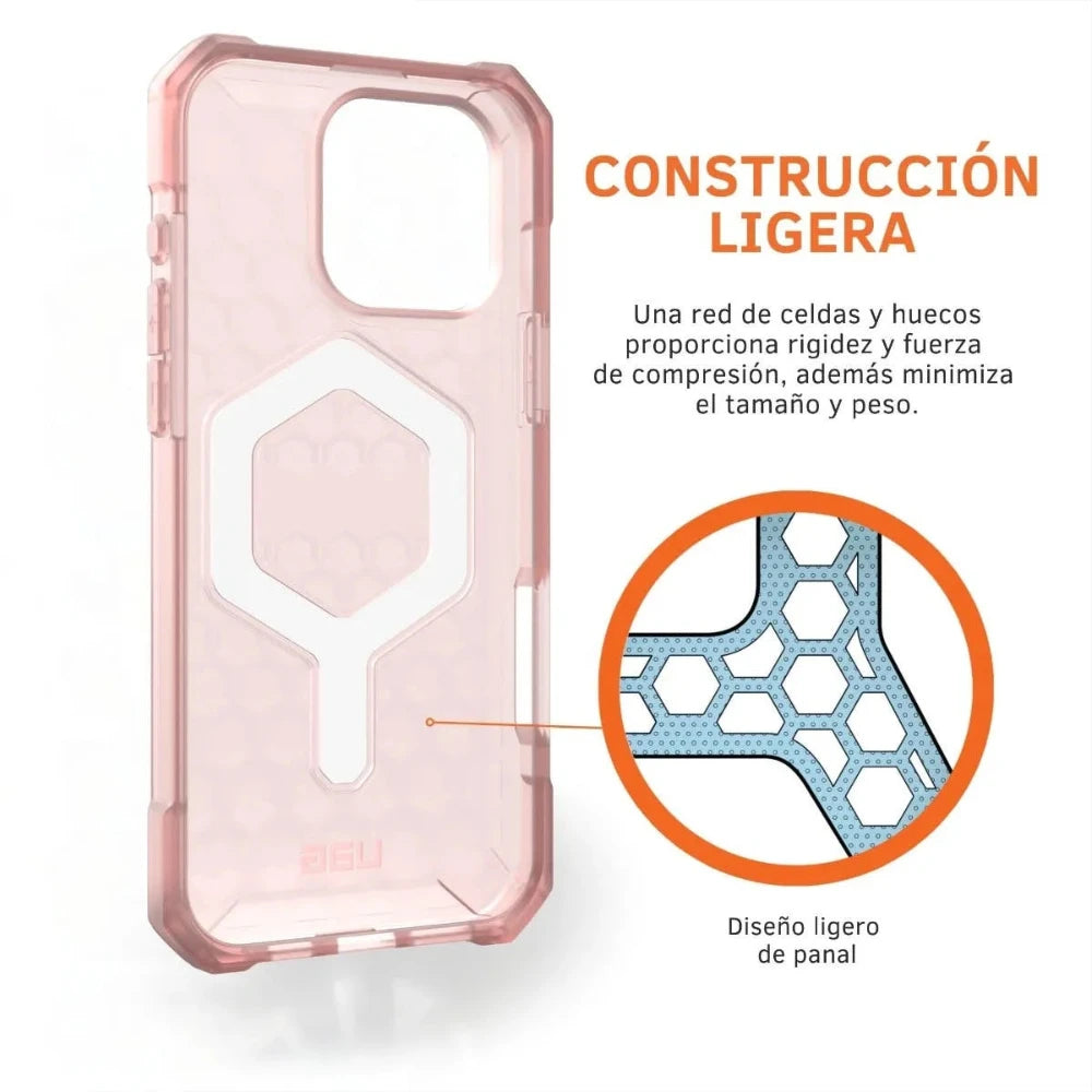 UAG Case Essential Armor con Magsafe para 16 Pro Max - Rosa