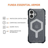 UAG Case Essential Armor con Magsafe para 16 - Ceniza