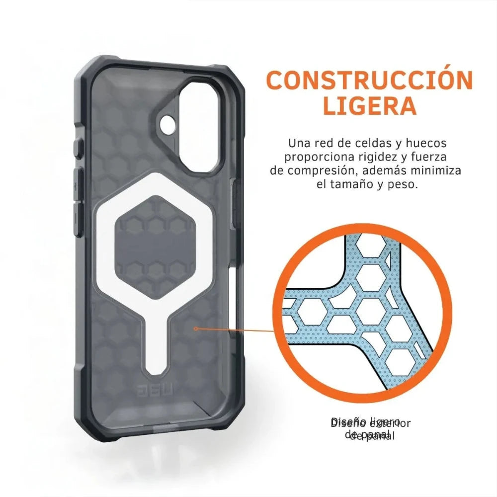 UAG Case Essential Armor con Magsafe para 16 - Ceniza