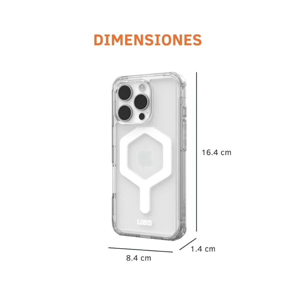 UAG Case Plyo con Magsafe para 16 iPhone Pro Max - Hielo/Blanco