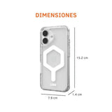 UAG Case Plyo con Magsafe para iPhone 16 - Hielo/Blanco