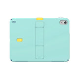 Cas_Speck_con_Soporte_para_iPad_11_10_Gen_Turquesa_Amarillo_Posicion_1_iShop_El_Salvador