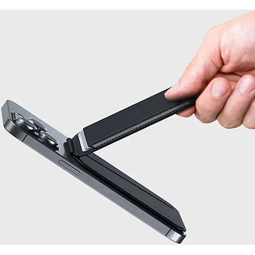 Tarjetero Magnético con Stand Satechi para iPhone - Negro