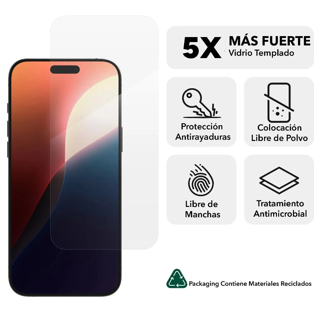 Protector_de_Pantalla_Zagg_Glass_Elite_para_iPhone_16_Pro_Max_Transparente_Imagen_posicion_2_iShop_El_Salvador