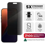 Protector de Pantalla Zagg Glass Elite Privacidad para iPhone 16 Pro Max