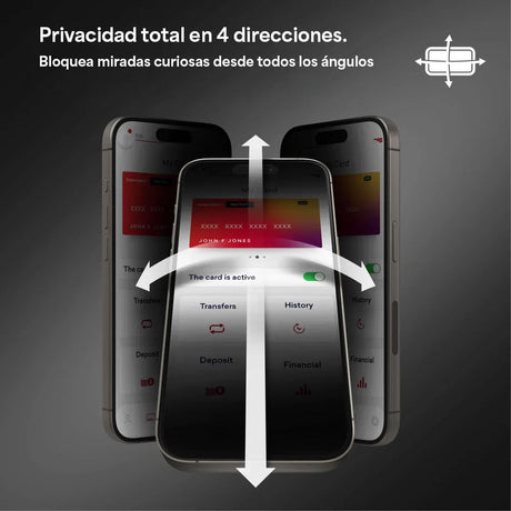Protector_de_Pantalla_Zagg_Glass_XTR_Privacidad_para_iPhone_17_Transparente_Posición_3_iShop_El_Salvador