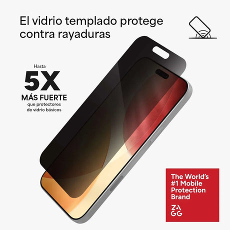 Protector_de_Pantalla_Zagg_Glass_XTR_Privacidad_para_iPhone_17_Pro_Max_Transparente_Posición_5_iShop_El_Salvador