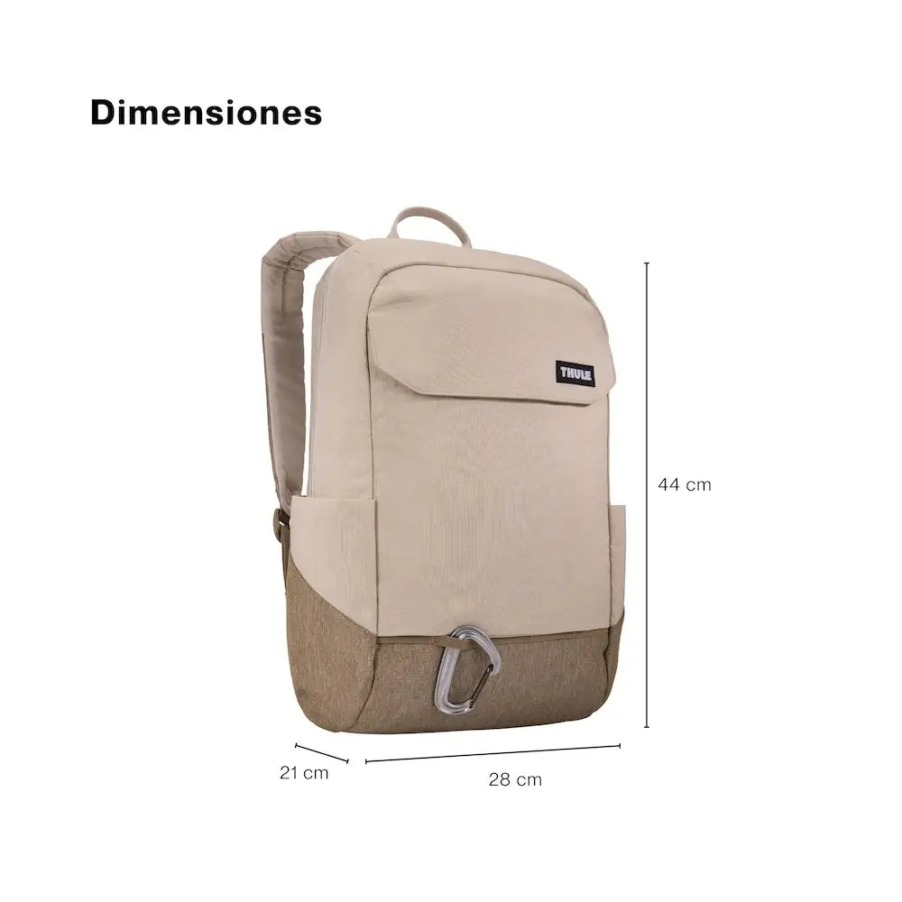 Mochila Thule Lithos para MacBooks de 15 - Beige