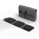 Base de carga Viajero Mophie Snap+ Multi Device Magnetico 3 en 1 - Negro