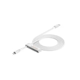 Cable Mophie essential trenzado USB-C a Lightning 60w 1m - Blanco