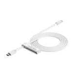 Cable Mophie essential trenzado USB-C a USB-C 60w 2m - Blanco