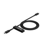 Cable Mophie essential trenzado USB-C a USB-C 60w 1m - Negro