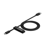 Cable Mophie essential trenzado USB-A a USB-C 15w 1m - Negro