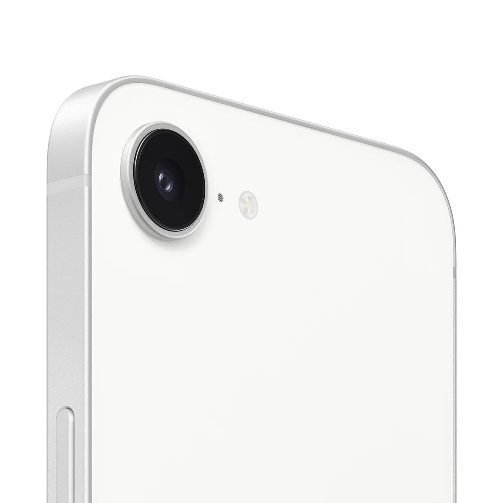 iPhone 16e - Blanco - 128GB + Case de Silicona Apple para iPhone16e – Azul Invierno