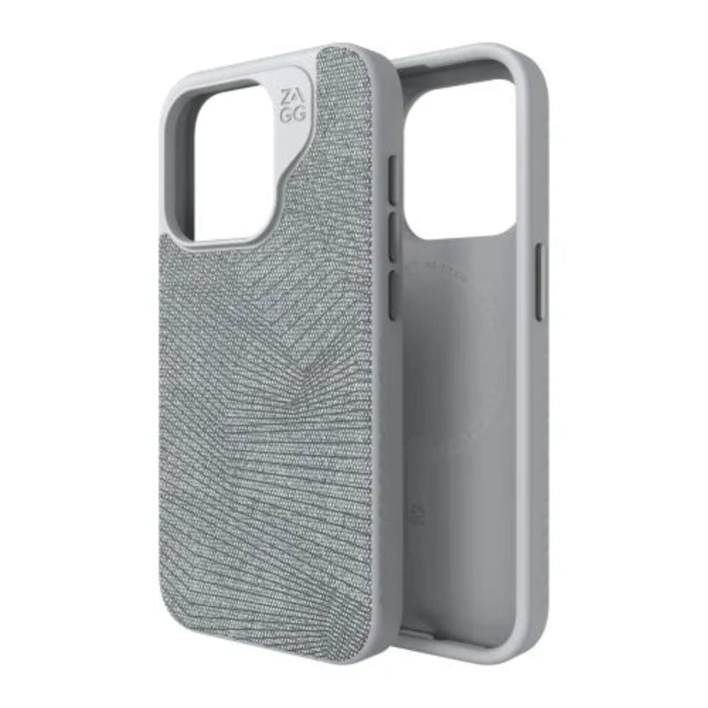 Case ZAGG London Snap Magsafe para iPhone 15 Pro - Gris