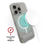 Case Zagg Crystal Palace Snap KS con Magsafe para iPhone 16 Pro Max - Transparente