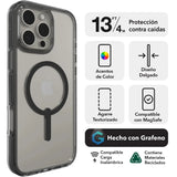 Case ZAGG Santa Cruz con MagSafe para iPhone 16 Pro Max - Negro Medianoche