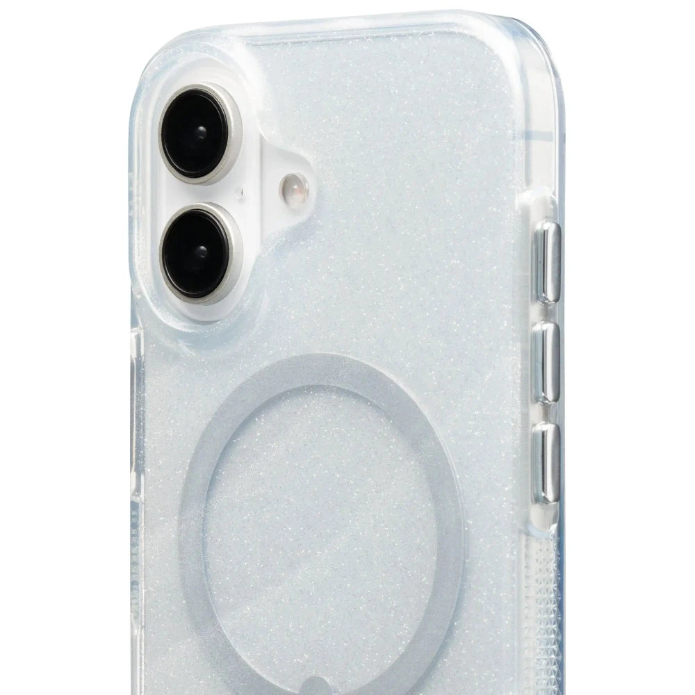 Case Zagg Milan Snap con MagSafe para iPhone 16 - Plateado