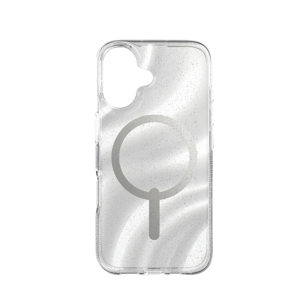 Case Zagg Milan Snap con MagSafe para iPhone 16 - Plateado