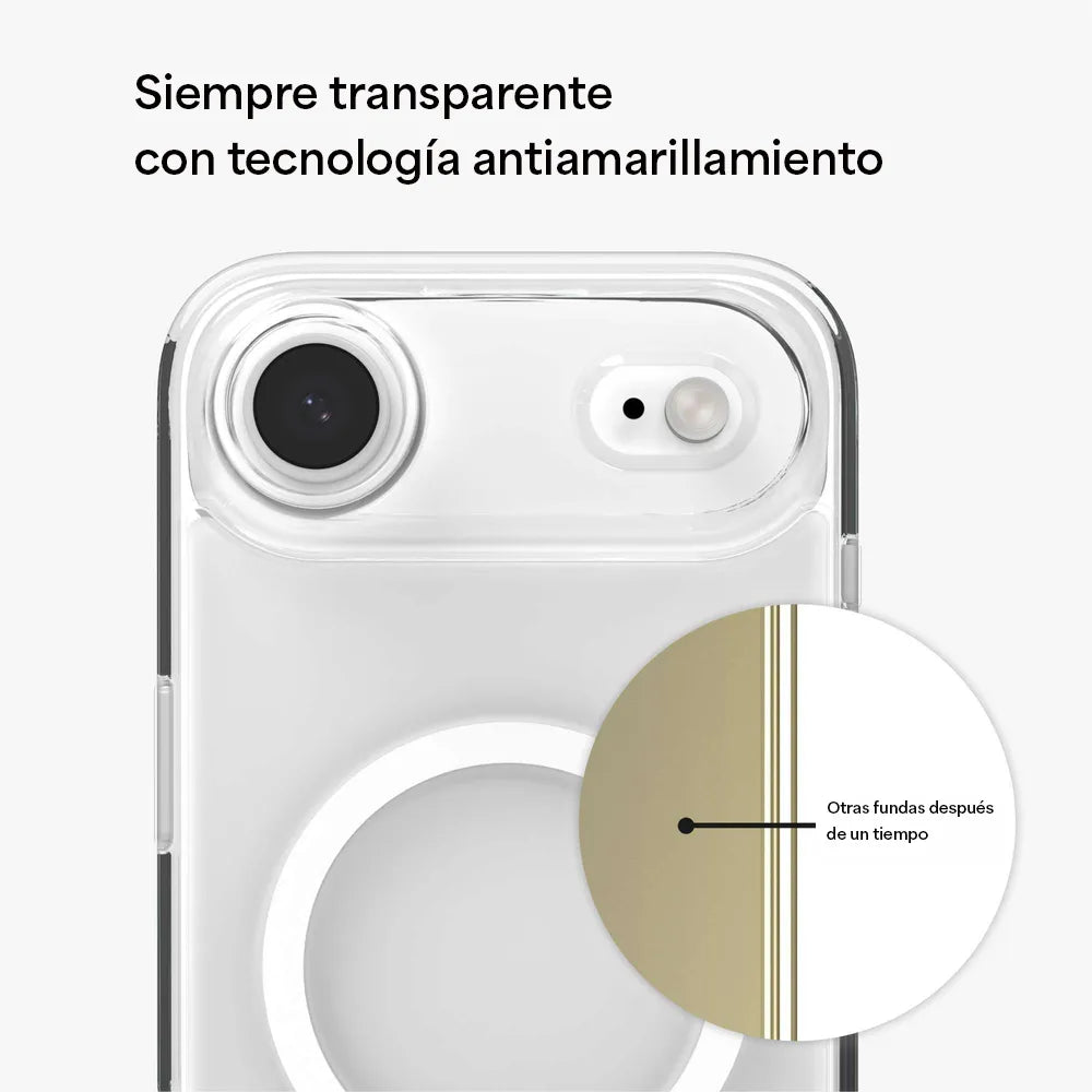 Case Zagg Crystal Palace Snap Magsafe para iPhone 17 Air  - Transparente