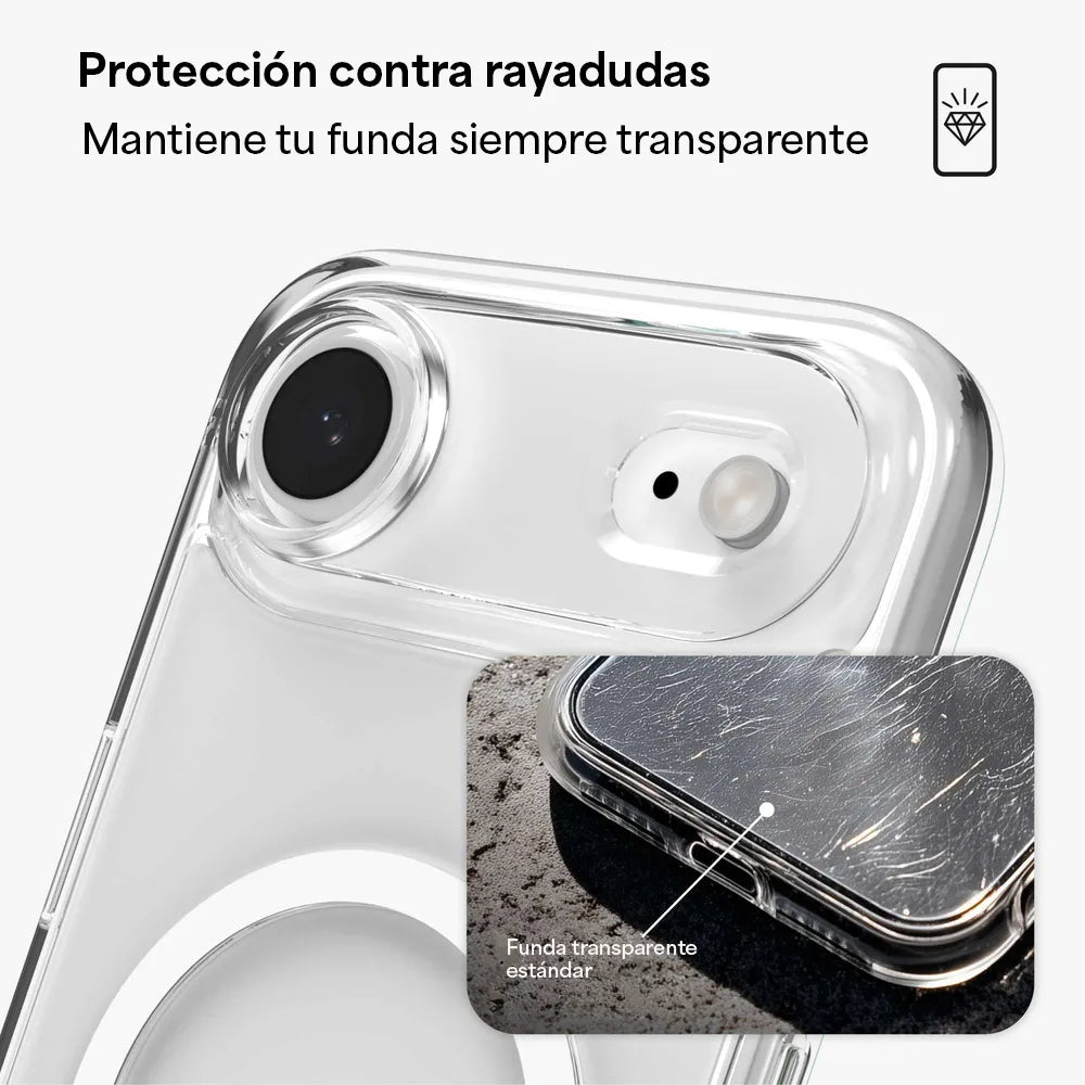 Case Zagg Crystal Palace Snap Magsafe para iPhone 17 Air  - Transparente