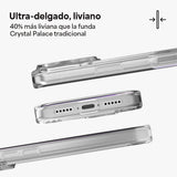 Case Zagg Crystal Palace Snap Magsafe para iPhone 17 Pro - Transparente