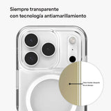 Case Zagg Crystal Palace Snap Magsafe para iPhone 17 Pro - Transparente