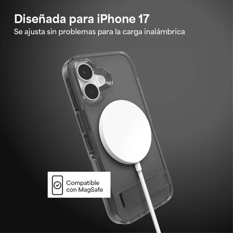 Case_ZAGG_Santa_Cruz_con_MagSafe_KS_para_iPhone_17_Negro_Medianoche_Posición_3_iShop_El_Salvador