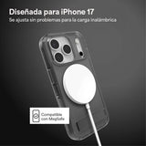 Case ZAGG Santa Cruz con MagSafe KS para iPhone Series 17 - Negro Medianoche