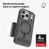 Case ZAGG Santa Cruz con MagSafe KS para iPhone Series 17 - Negro Medianoche
